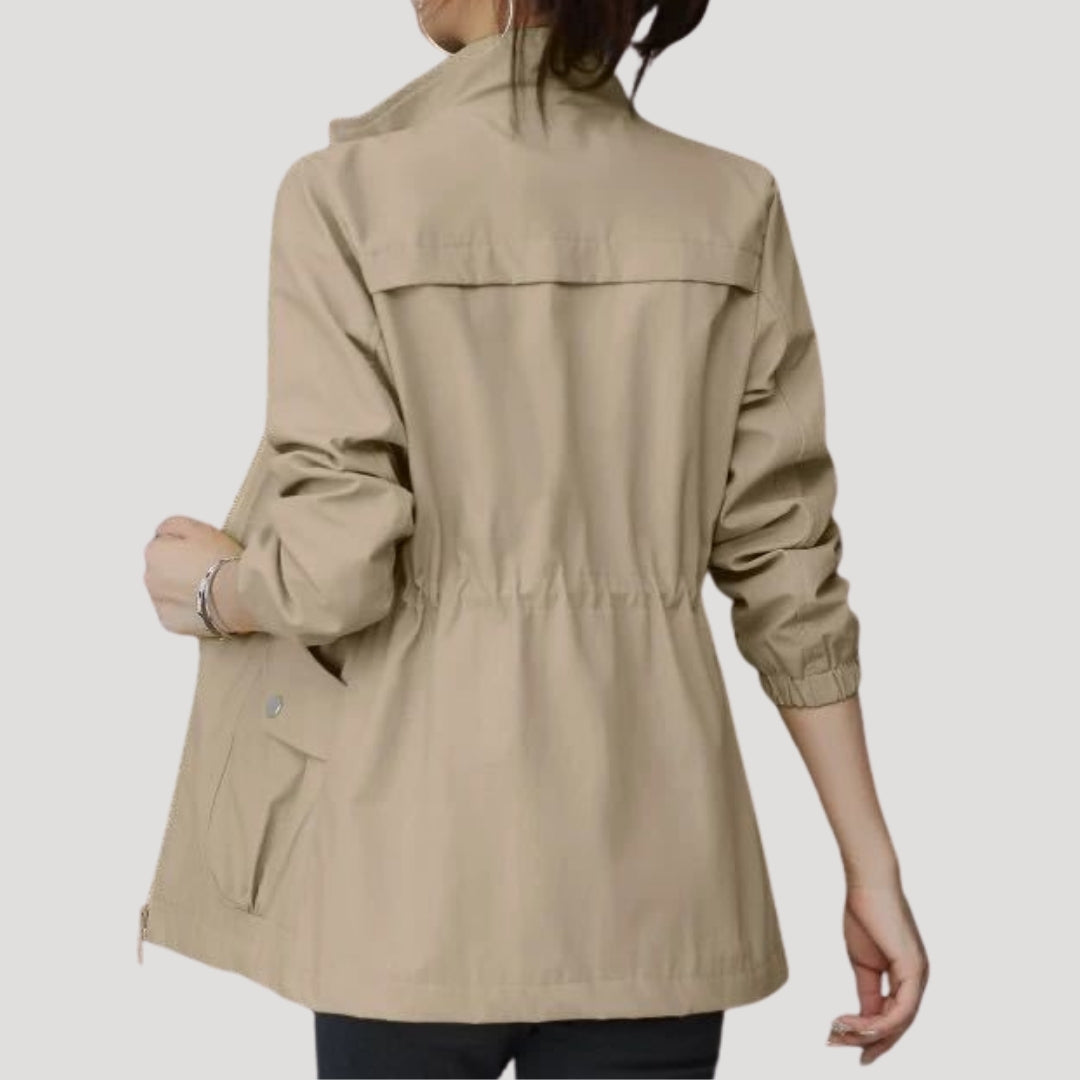 Damen - Leichte Windbreaker-Jacke - Wasserdichte - Atmungsaktiv und Stylisch für Freizeit und Outdoor