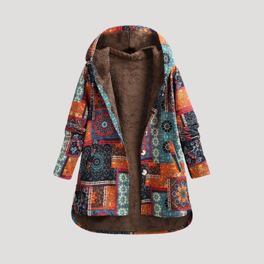 Damen - Kapuzen Wintermantel - Langer Mantel mit Kunstpelz - Stylisch und Warm für die kalte Jahreszeit