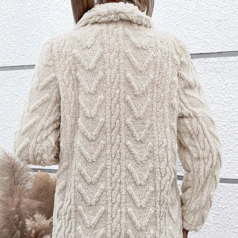 Damen - Jacke - Fleece - Bequemer Stoff für ultimativen Komfort - Ideal für die kalte Jahreszeit