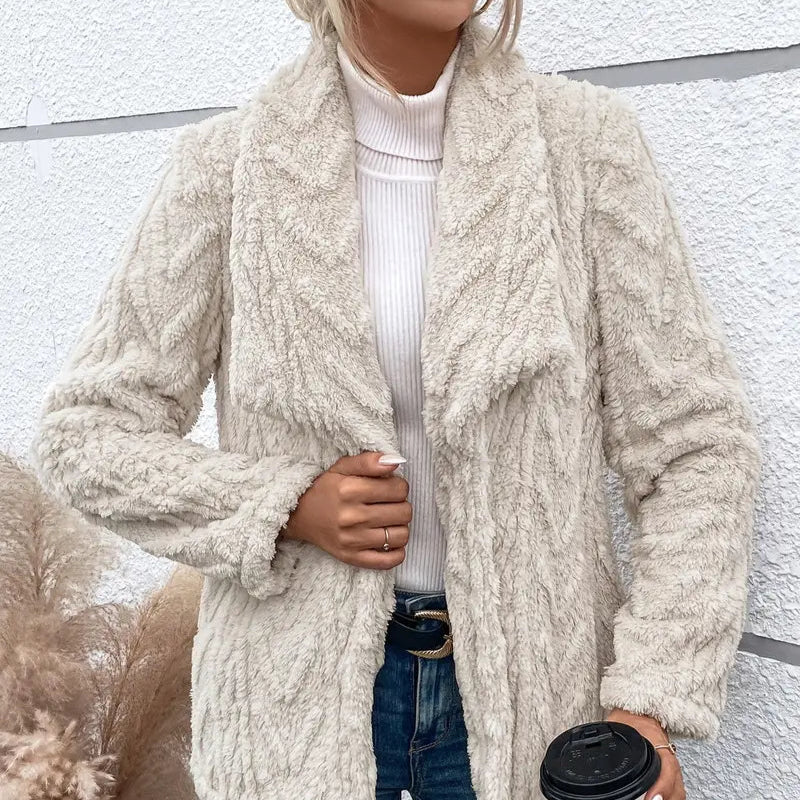 Damen - Jacke - Fleece - Bequemer Stoff für ultimativen Komfort - Ideal für die kalte Jahreszeit