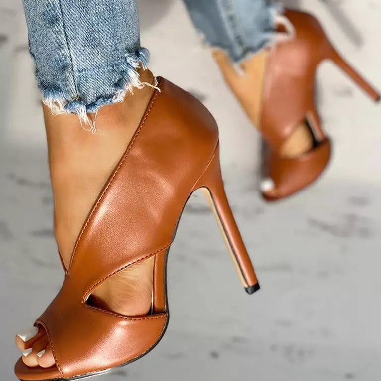 Damen - Hohe Absätze - Schlanke Silhouette - Stilvolles und bequemes Design - Perfekt für jeden Anlass