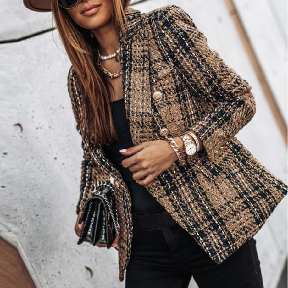 Damen - Klassischer Blazer mit Einzelverschluss - Eleganter Schnitt für jeden Anlass