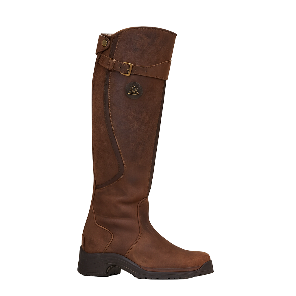 Damen - Kniehohe Stiefel - Wasserdichte - Griffige Sohle für optimalen Halt - Perfekt für nasses Wetter