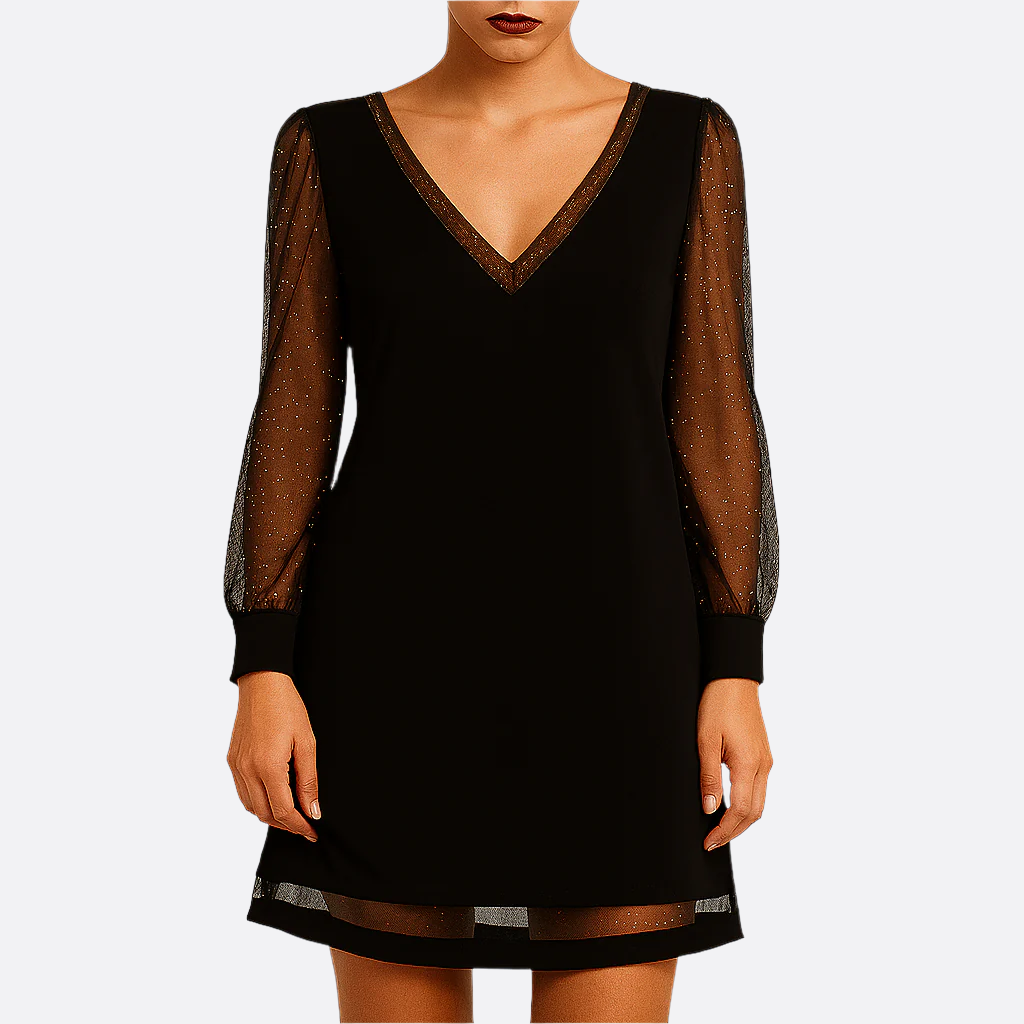 Damen - Elegantes Abendkleid - Hochwertiger Stoff - Formelles Kleid für besondere Anlässe