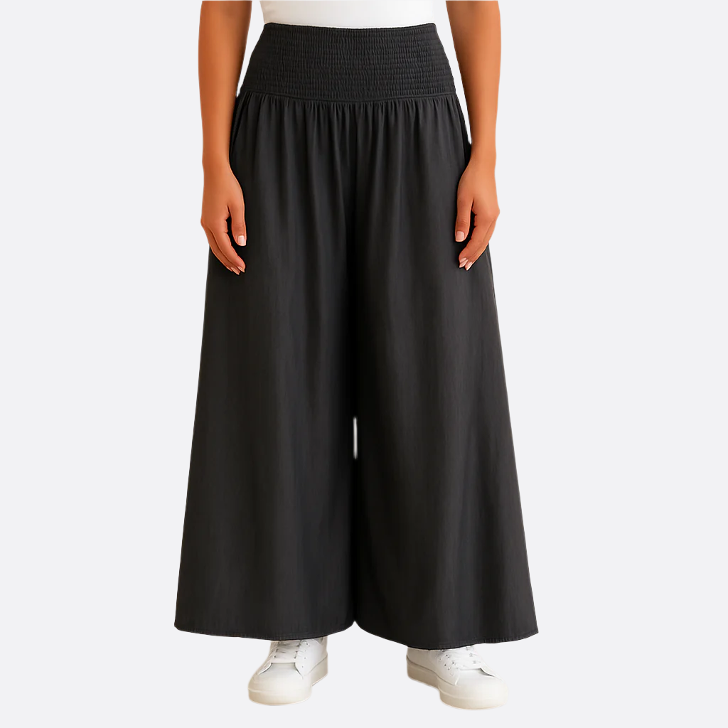 Damen - Hose - Polyester - Bequemen Gummibund - Vielseitig und stilvoll für den Alltag - Komfortabel und modern