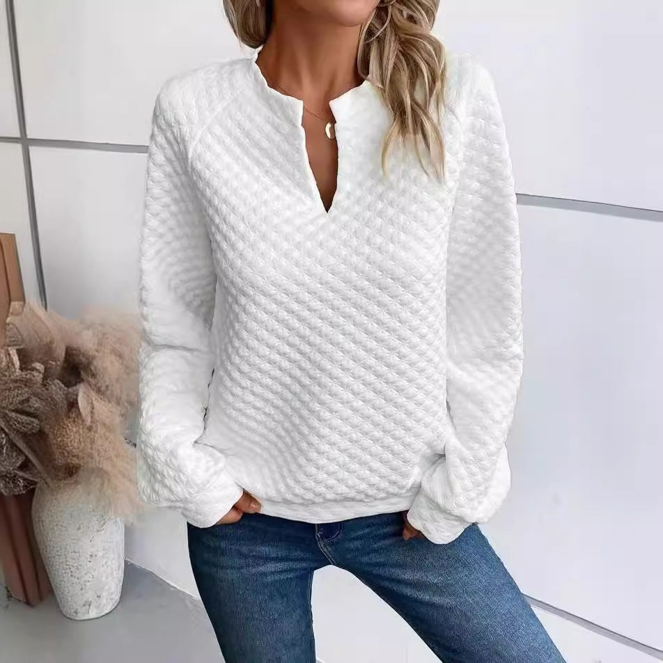 Damen - Modischer Pullover - Gemütlicher Strickstil - Bequeme Mode für jeden Anlass