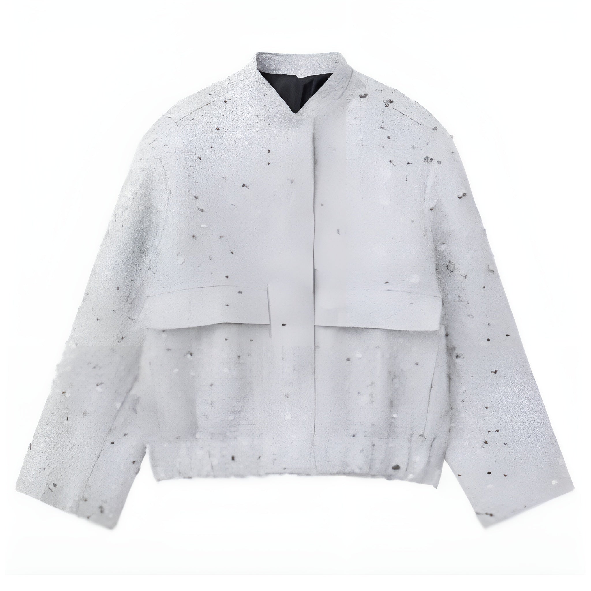 Damen - Kurze Jacke - Leichten Pailletten - Trendy & Schick - Perfekt für Ausgehen