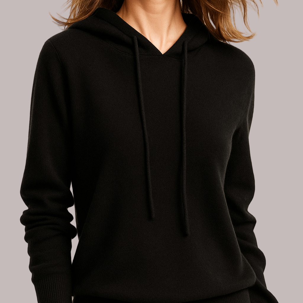 Damen - Kapuzenpullover - Entspannter Passform - Weicher Rippenstrick für ultimativen Komfort