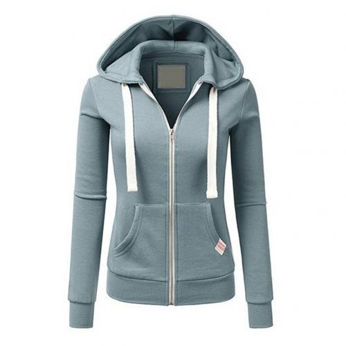 Damen - Gemütlicher Zip-Up Hoodie - Weiches Material - Modischer Stil - Ideal für Freizeitlooks