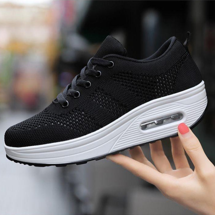 Damen - Leichte Turnschuhe - Strapazierfähigen Materialien - Atmungsaktivem Mesh - Bequeme Sport und Freizeitschuhe