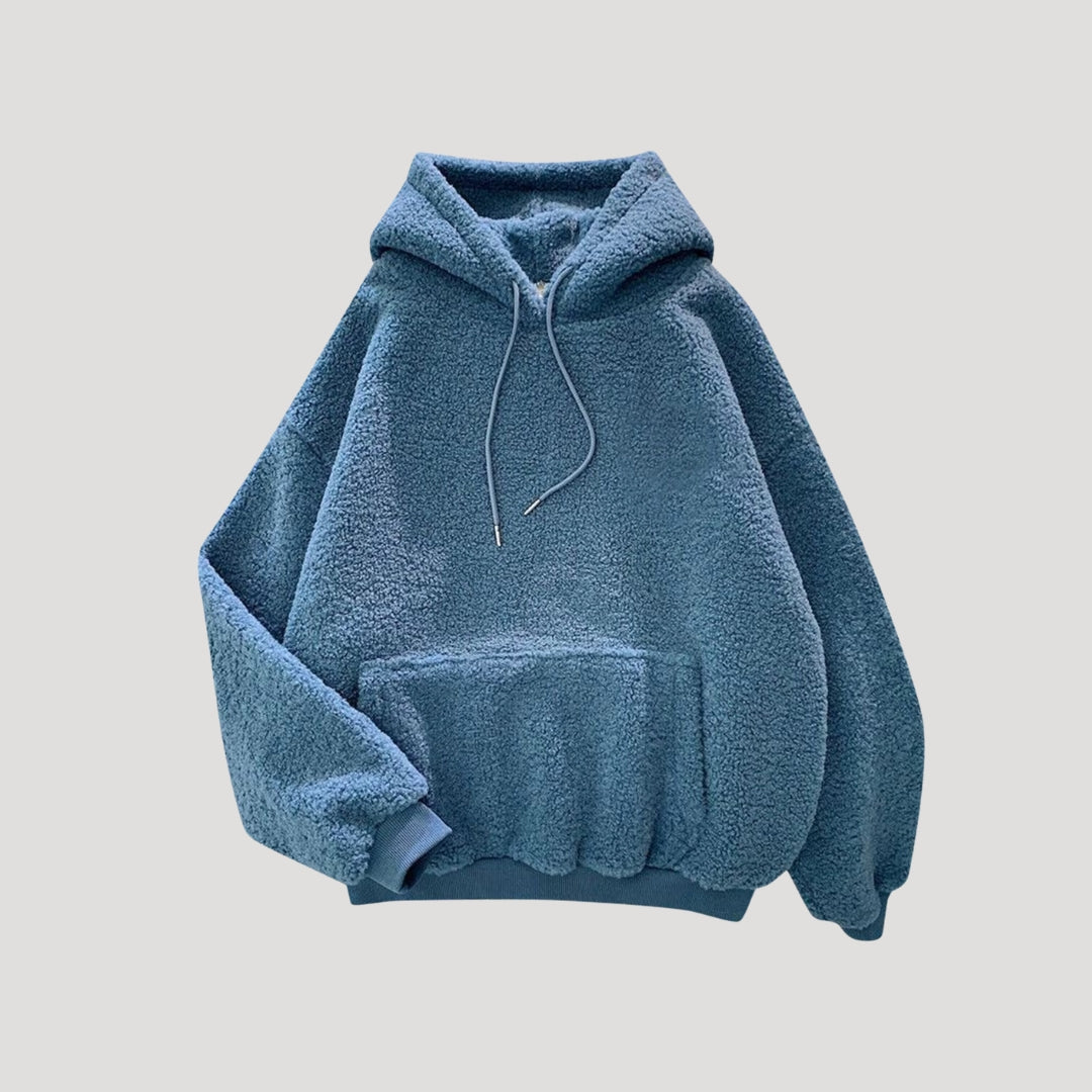 Damen - Winter Hoodie - Sherpa Fleece - Übergröße - Warm und Bequem für die kalte Jahreszeit
