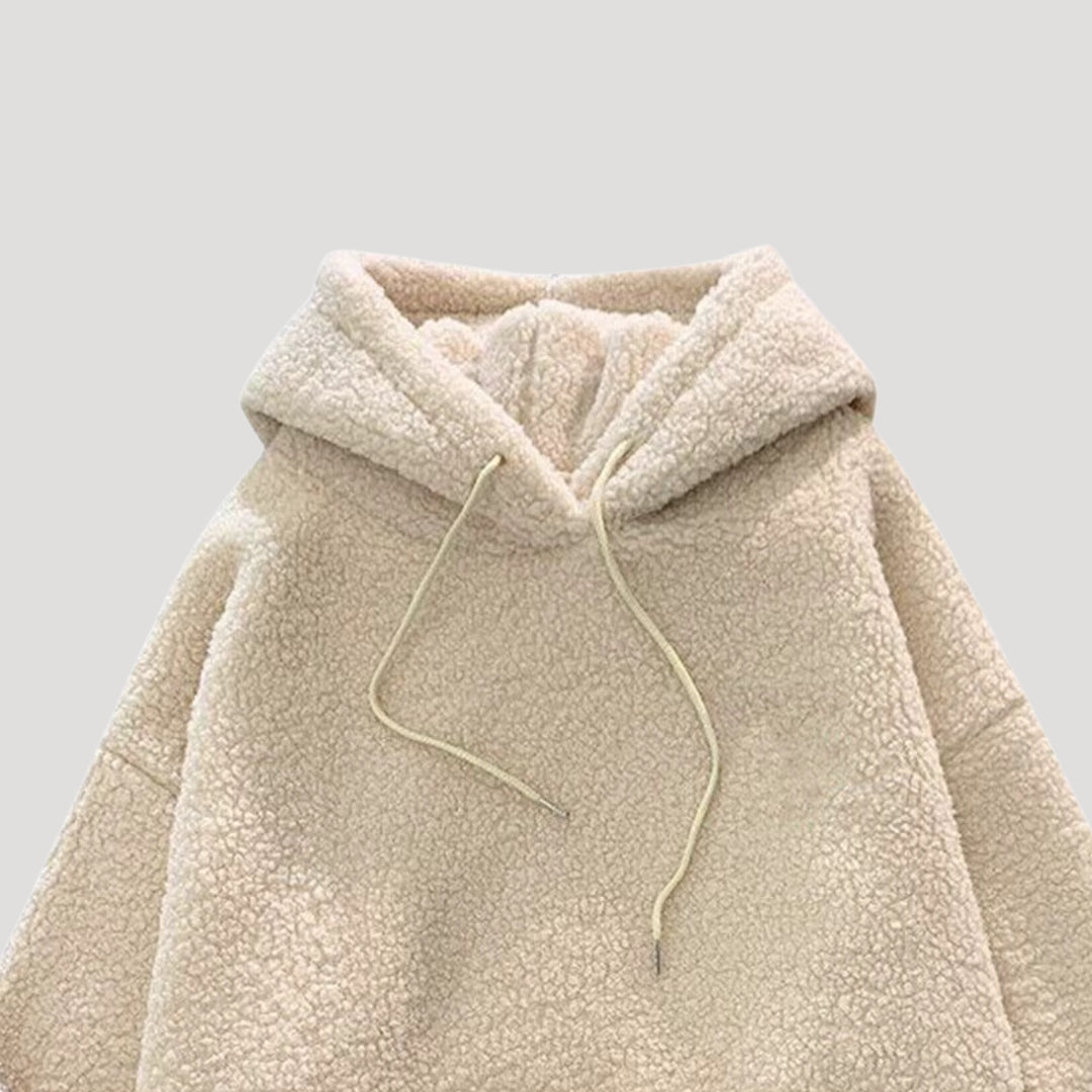Damen - Winter Hoodie - Sherpa Fleece - Übergröße - Warm und Bequem für die kalte Jahreszeit