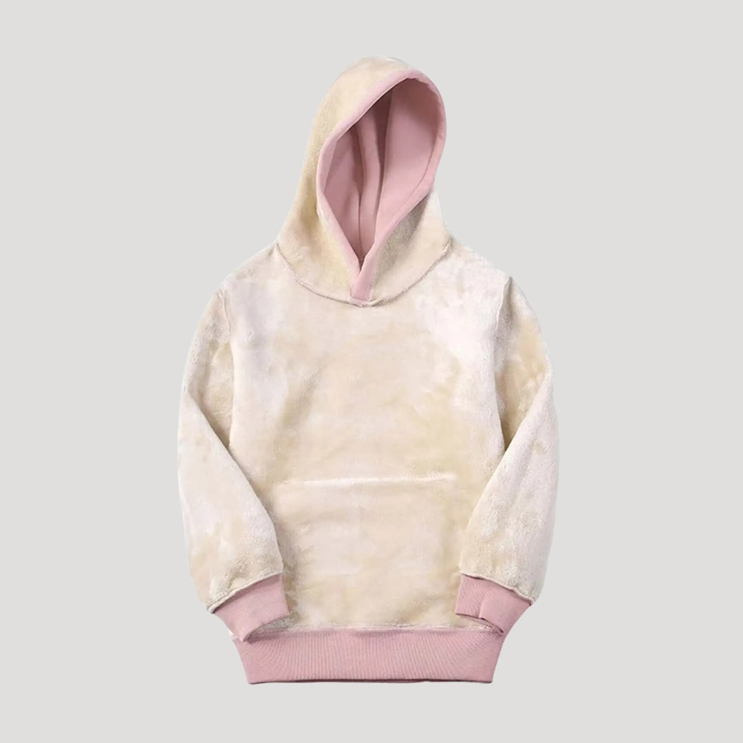 Damen - Übergroß Winter Kapuzenpulli - Fleece Gefüttert - Kängurutasche - Perfekt für kalte Tage