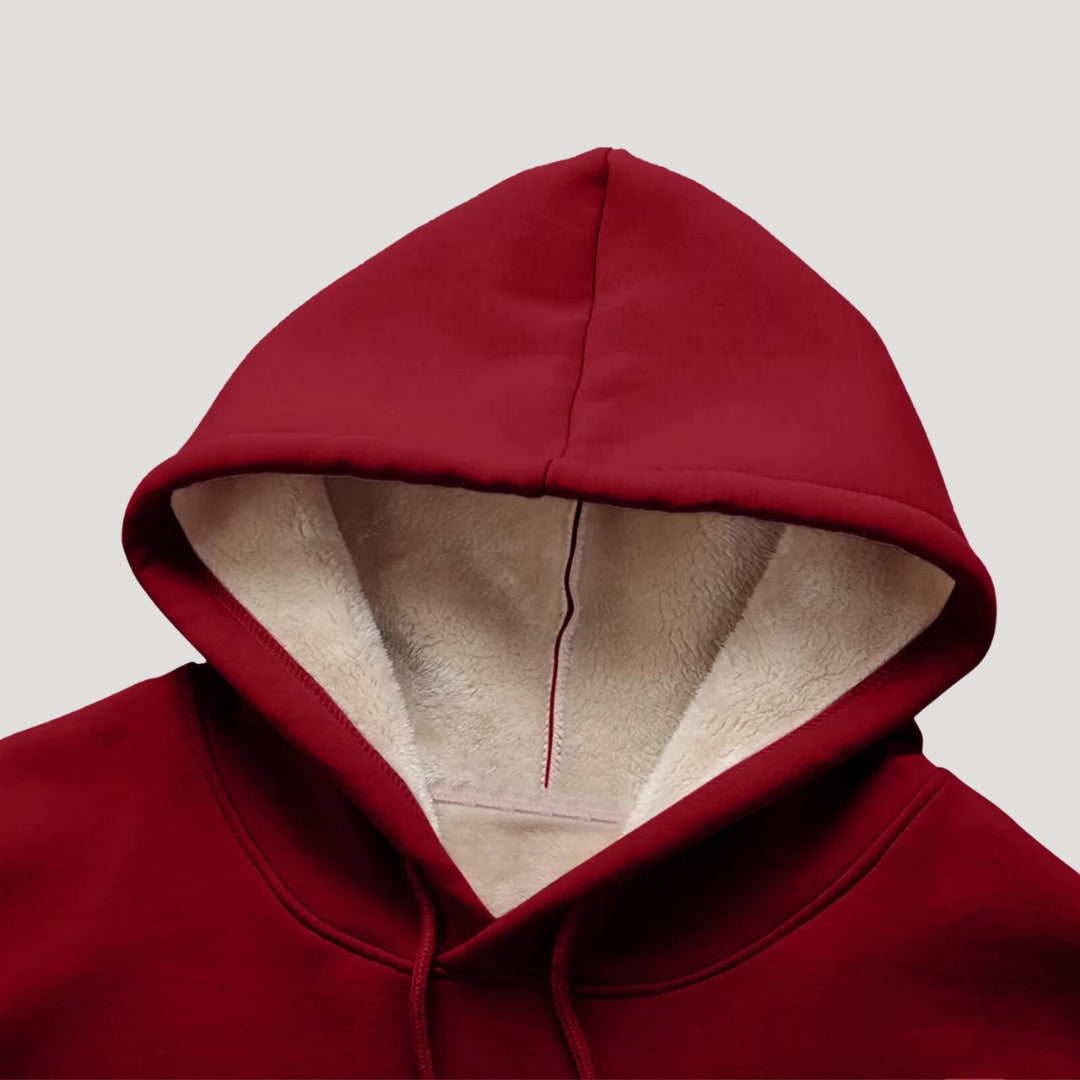 Damen - Übergroß Winter Kapuzenpulli - Fleece Gefüttert - Kängurutasche - Perfekt für kalte Tage