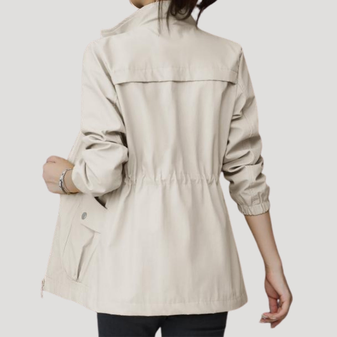 Damen - Leichte Windbreaker-Jacke - Wasserdichte - Atmungsaktiv und Stylisch für Freizeit und Outdoor