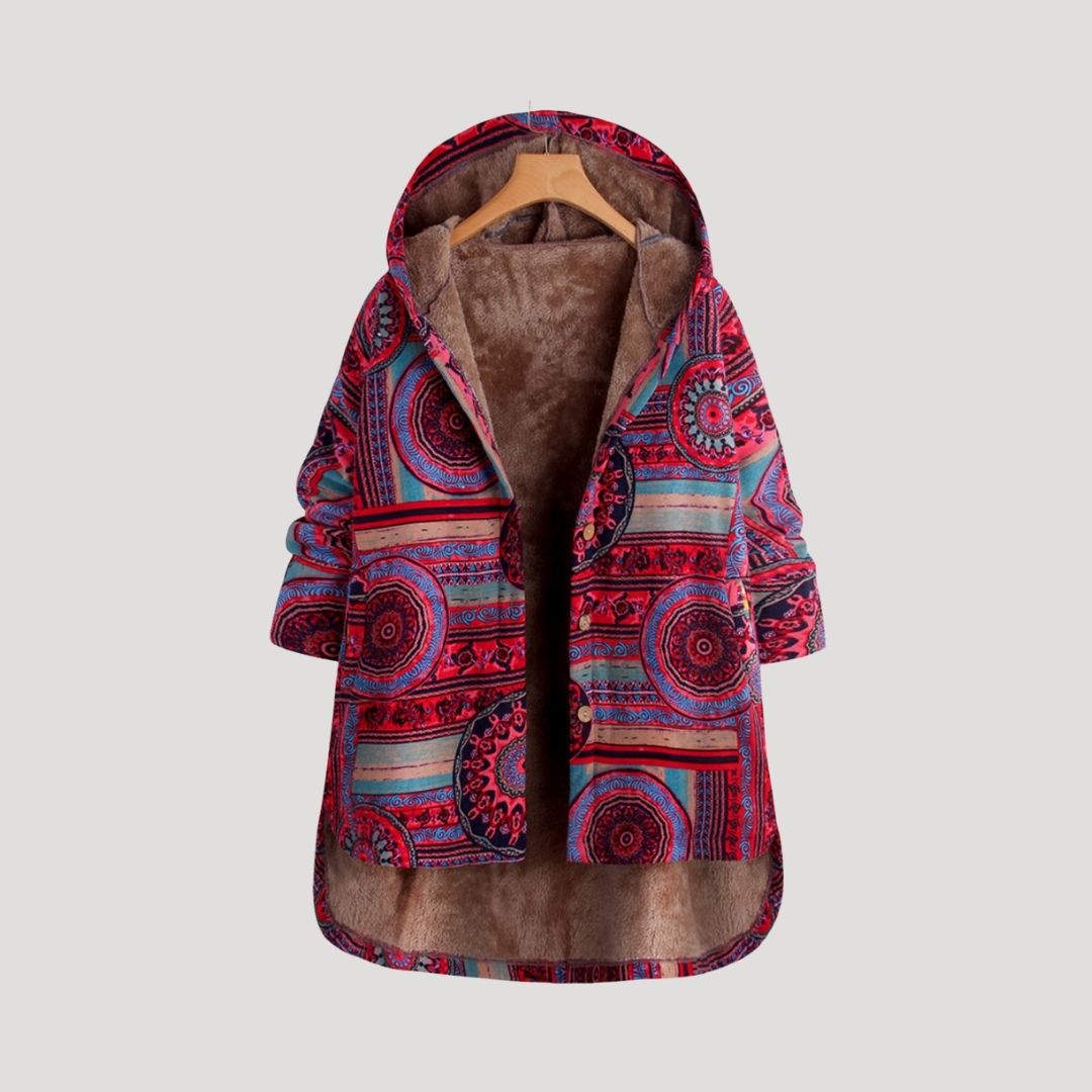 Damen - Kapuzen Wintermantel - Langer Mantel mit Kunstpelz - Stylisch und Warm für die kalte Jahreszeit