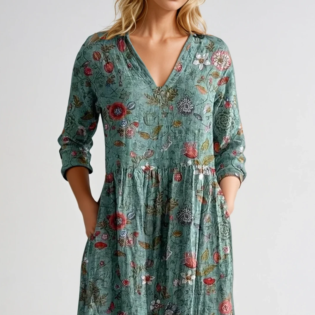 Damen - Luftiges Sommerkleid - Leicht und Atmungsaktiv Material - Ideal für Heiße Tage