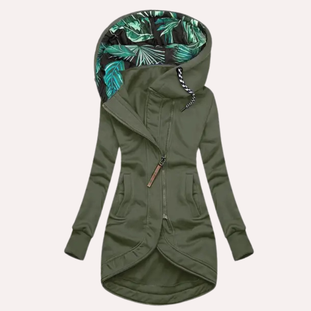 Damen - Weiche Kapuzenjacke - Weiches Material - Bequemer Casual Style - Ideal für Alltag und Freizeit
