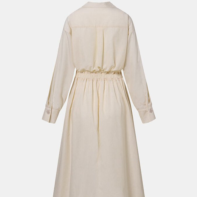 Damen - Elegantes Vintage-inspiriertes Kleid - Polyestergemisch - Zeitloses Design für Jeden Anlass