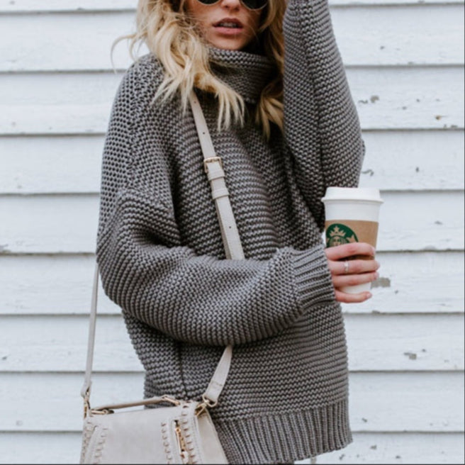 Damen - Rollkragenpullover - Weicher Strick - Gemütliche Mode für jeden Anlass