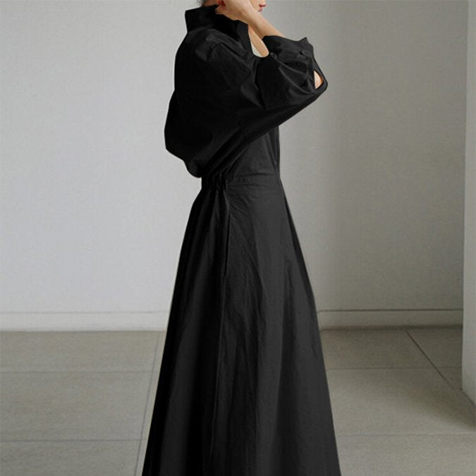 Damen - Elegantes Vintage-inspiriertes Kleid - Polyestergemisch - Zeitloses Design für Jeden Anlass
