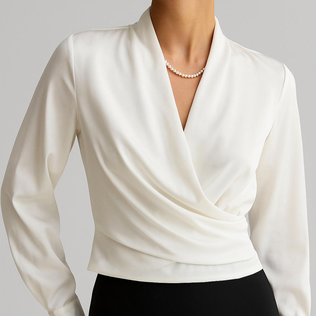 Damen - Bluse - Satin - Eleganter Stil - Mühelos schicke Looks für jeden Anlass