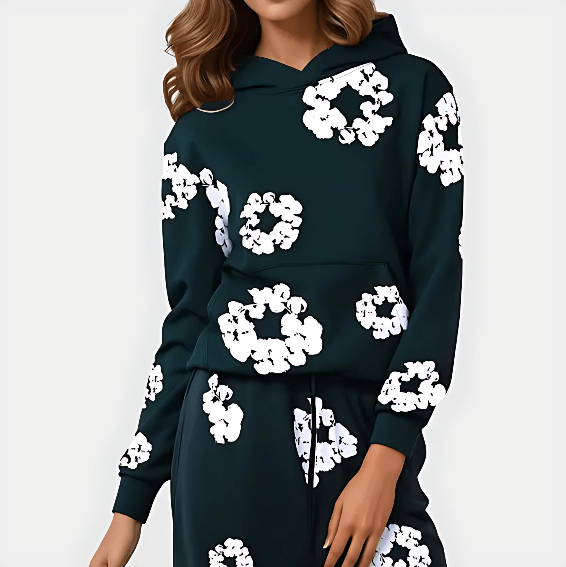 Damen - Eleganter Trainingsanzug - Bequemer Stoff für lässigen Stil - Ideal für Sport und Freizeit