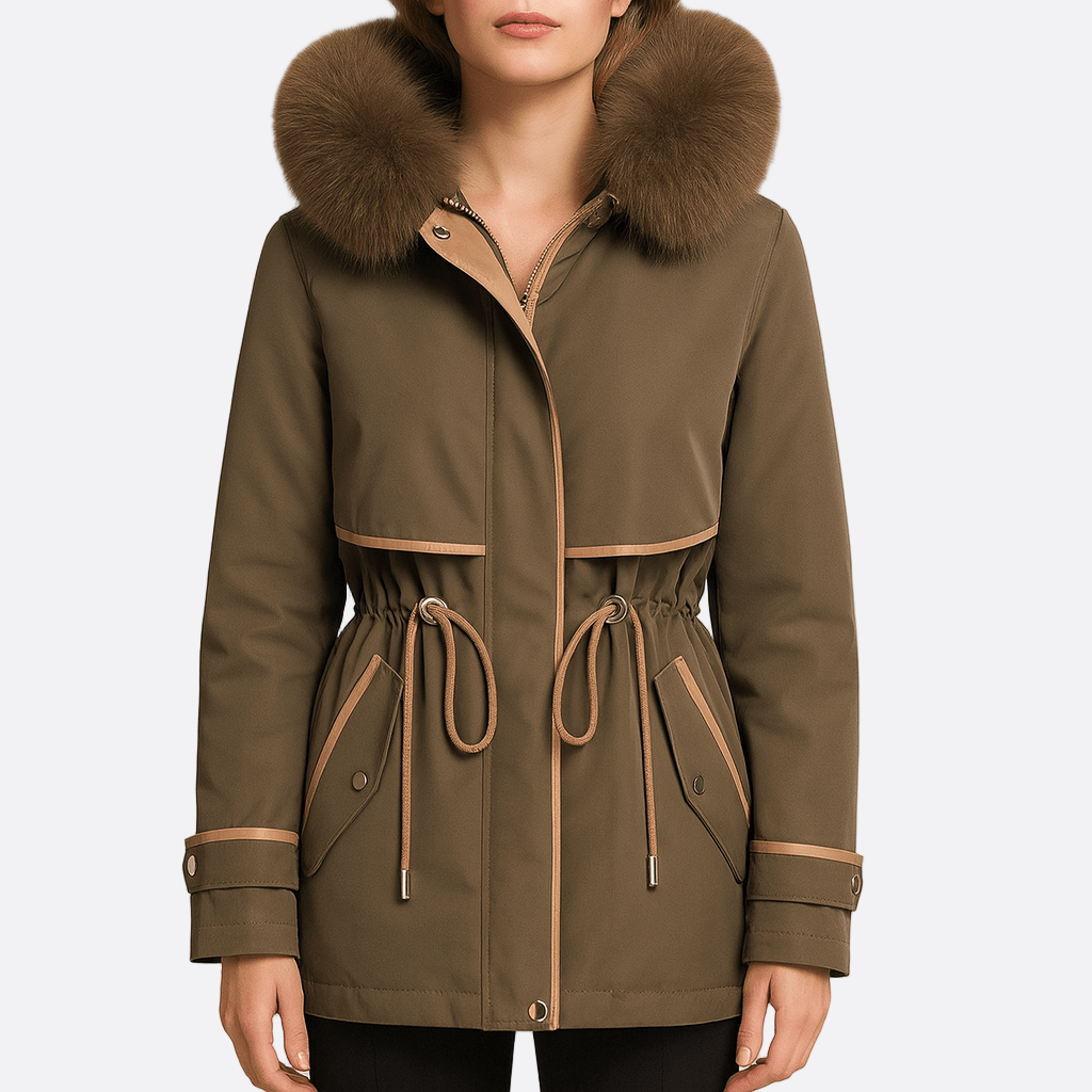 Damen -  Gemütliche Winterjacke mit Kapuze - Gesteppte - Warm und stylisch für kalte Tage