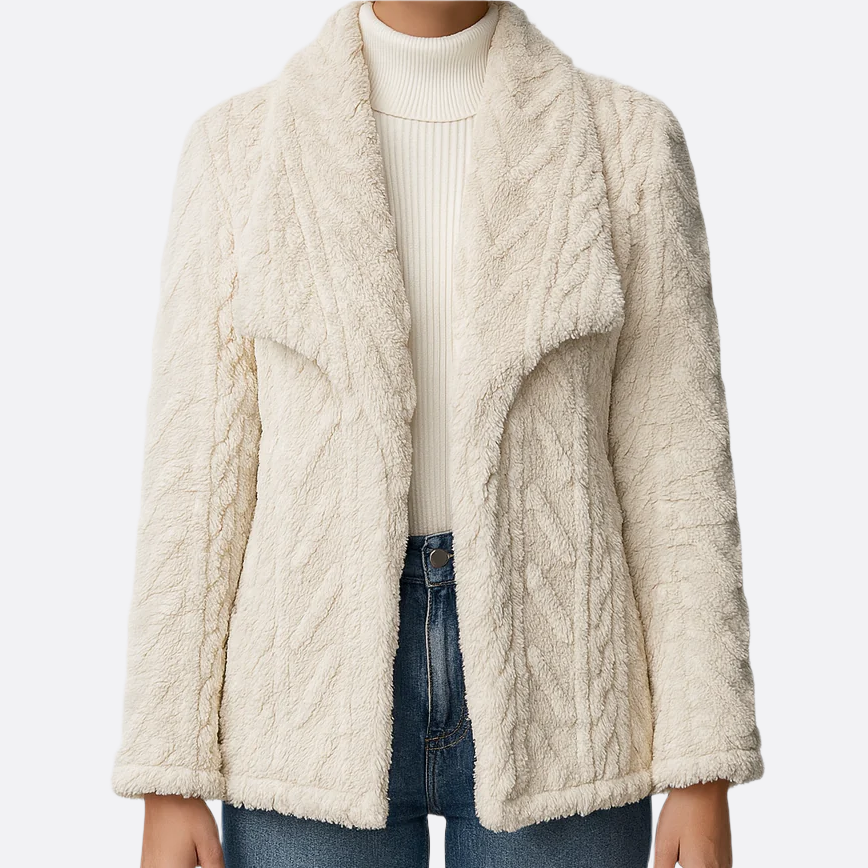 Damen - Jacke - Fleece - Bequemer Stoff für ultimativen Komfort - Ideal für die kalte Jahreszeit