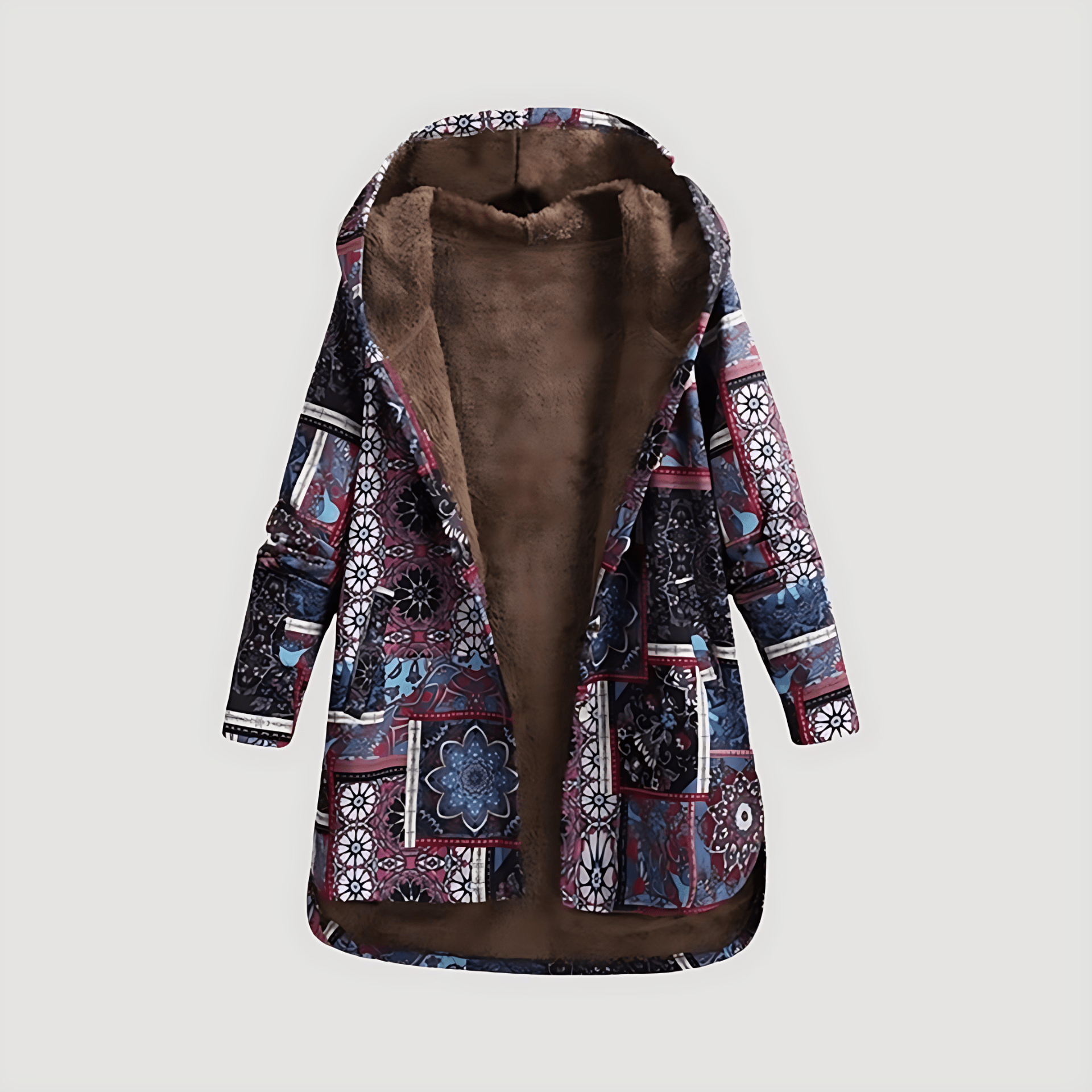 Damen - Kapuzen Wintermantel - Langer Mantel mit Kunstpelz - Stylisch und Warm für die kalte Jahreszeit