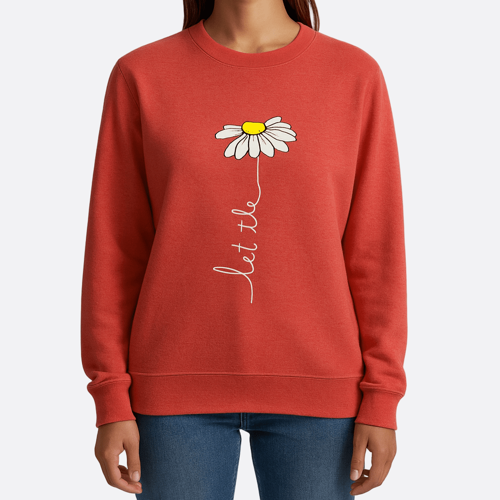 Damen - Lässiger Sweatshirt - Baumwollmischung - Bequeme Mode für jeden Tag
