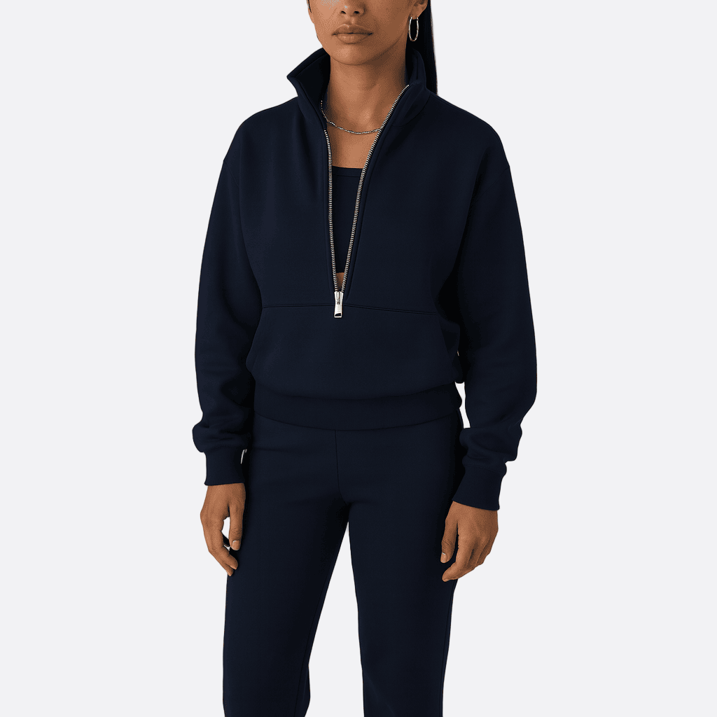 Damen - Lässiges Winter-Set - Kuscheliges Sweatshirt & Bequeme Hose - Perfekt für Gemütliche Tage