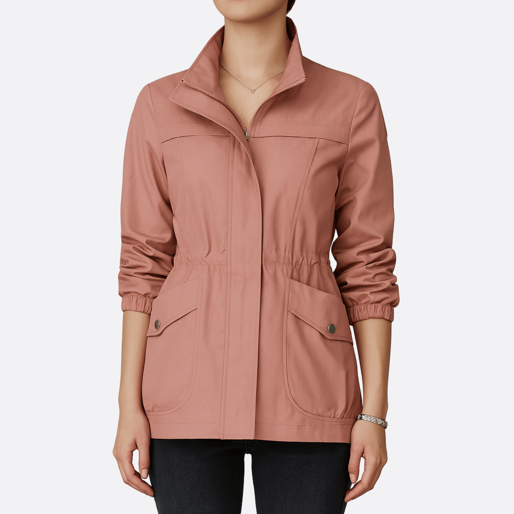 Damen - Leichte Windbreaker-Jacke - Wasserdichte - Atmungsaktiv und Stylisch für Freizeit und Outdoor