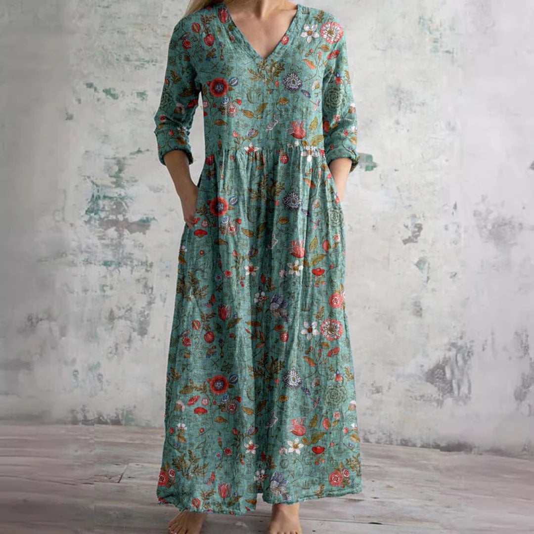 Damen - Luftiges Sommerkleid - Leicht und Atmungsaktiv Material - Ideal für Heiße Tage