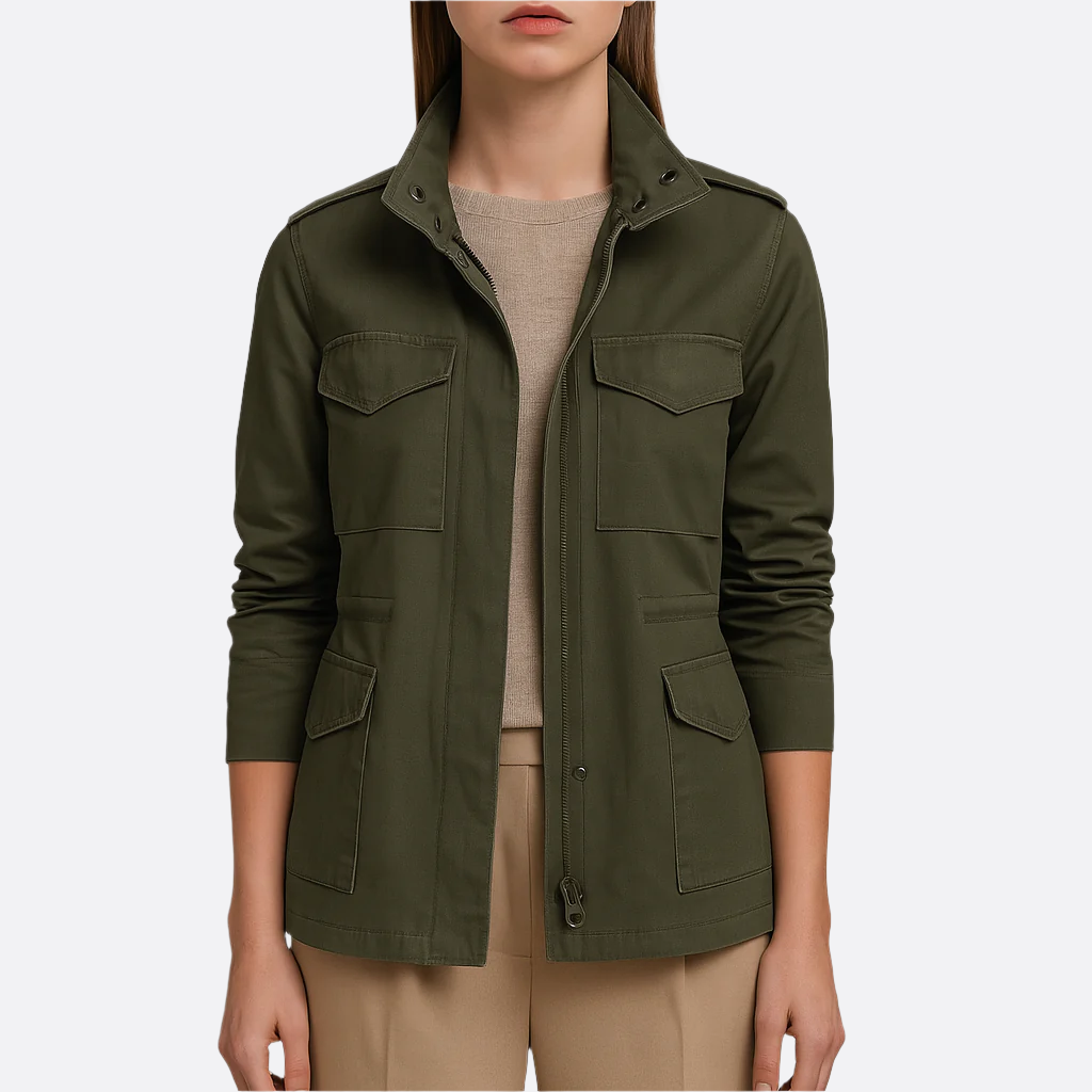 Damen - Freizeitjacke - Hochwertiger Stoff - Bequeme Passform - Leichte Alltagsjacke für Stil und Komfort