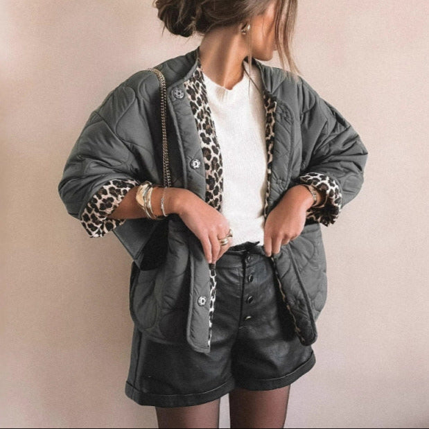 Damen - Kuschelige Gesteppte Jacke - Übergröße - Sportlicher Stil für jede Gelegenheit