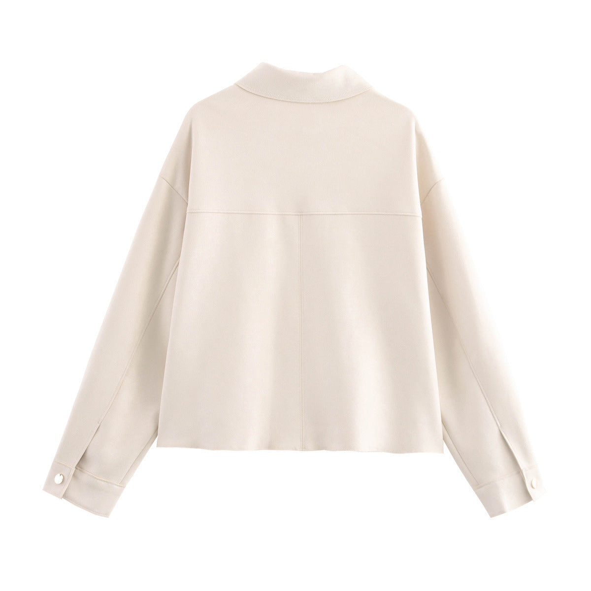 Damen - Freizeitjacke - Doppelte Brusttaschen - Bequeme und Stilvolle Outdoor-Bekleidung