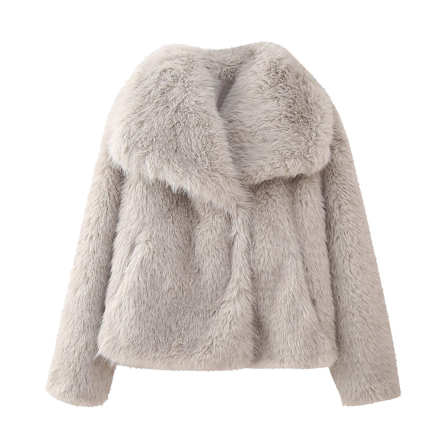 Damen - Winterjacke - Kunstpelz - Modische Oberbekleidung für kalte Tage - Stilvoll und warm