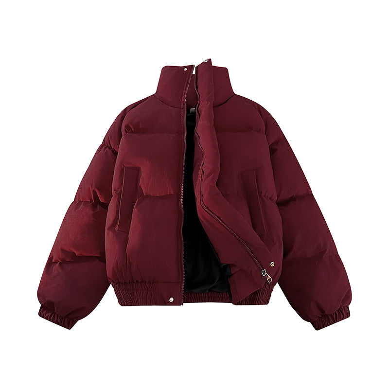 Damen - Stylische Daunenjacke - Hoher Kragen - Warm und Trendy für kalte Tage
