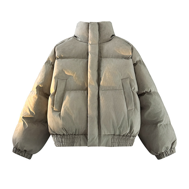Damen - Stylische Daunenjacke - Hoher Kragen - Warm und Trendy für kalte Tage