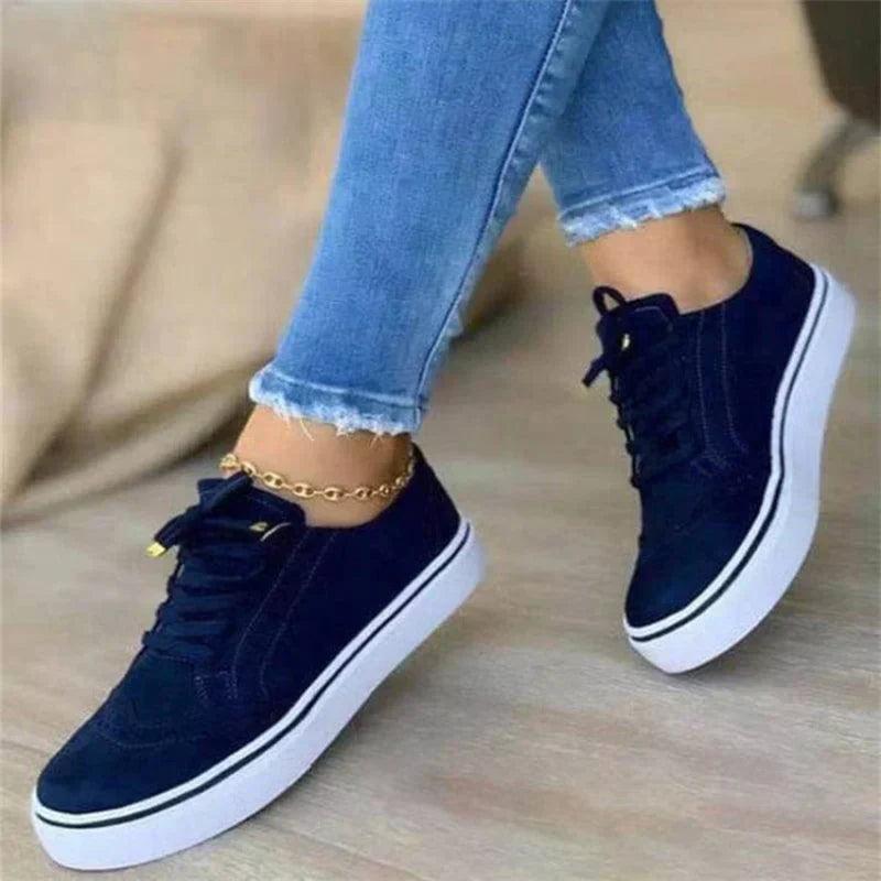 Damen - Bequeme Laufschuhe - Hochwertigem leder - Leicht, Atmungsaktiv & Ideal für Fitness im Alltag