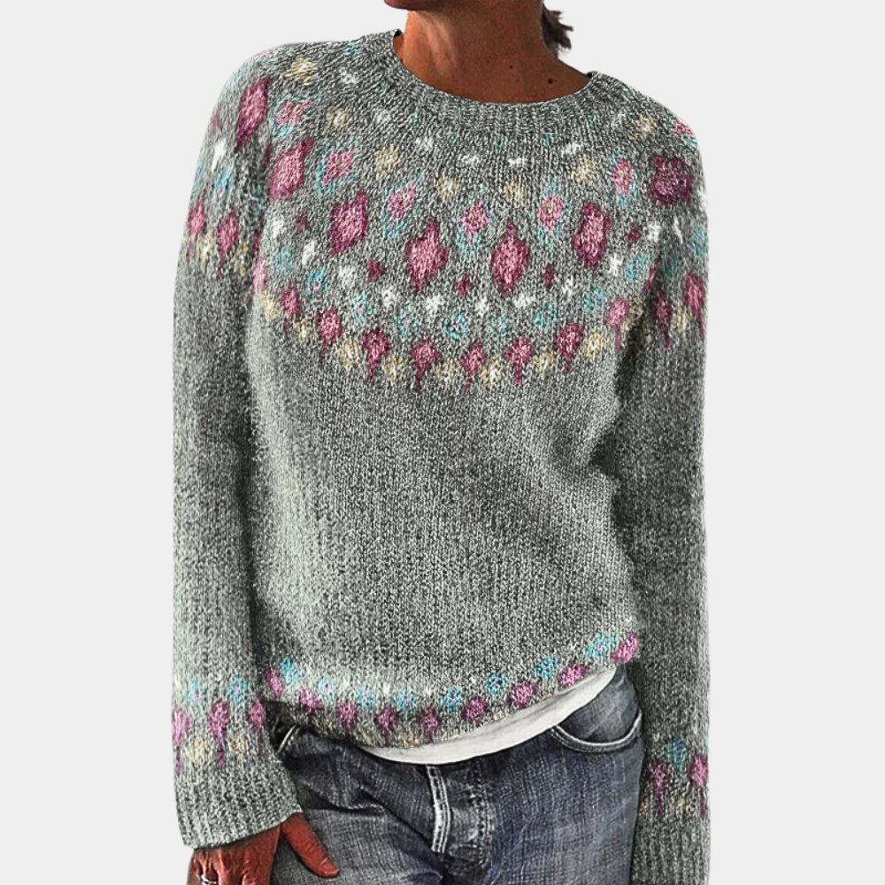 Damen - Kuscheliger Strickpulli - Wärmenden Materialien - Perfekt für den Alltag