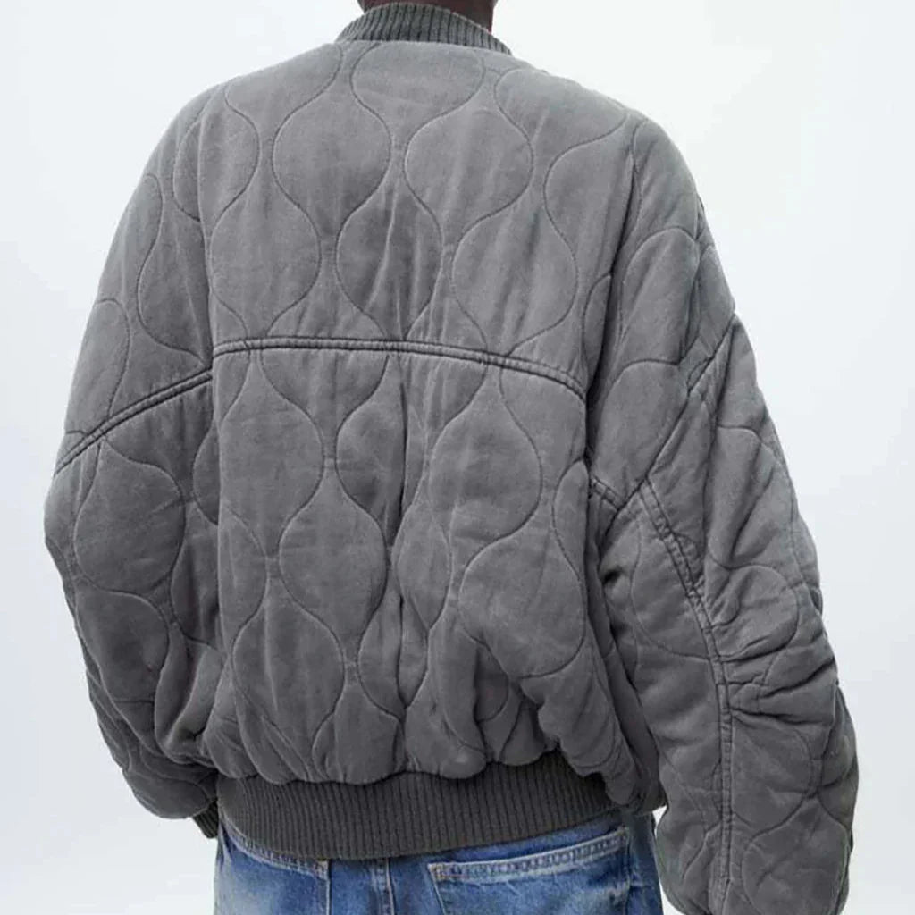 Damen - Winterjacke - Lockere Passform - Gestepptes Design für stilvolle Kälteabwehr