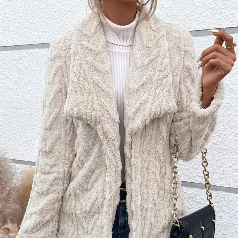 Damen - Jacke - Fleece - Bequemer Stoff für ultimativen Komfort - Ideal für die kalte Jahreszeit