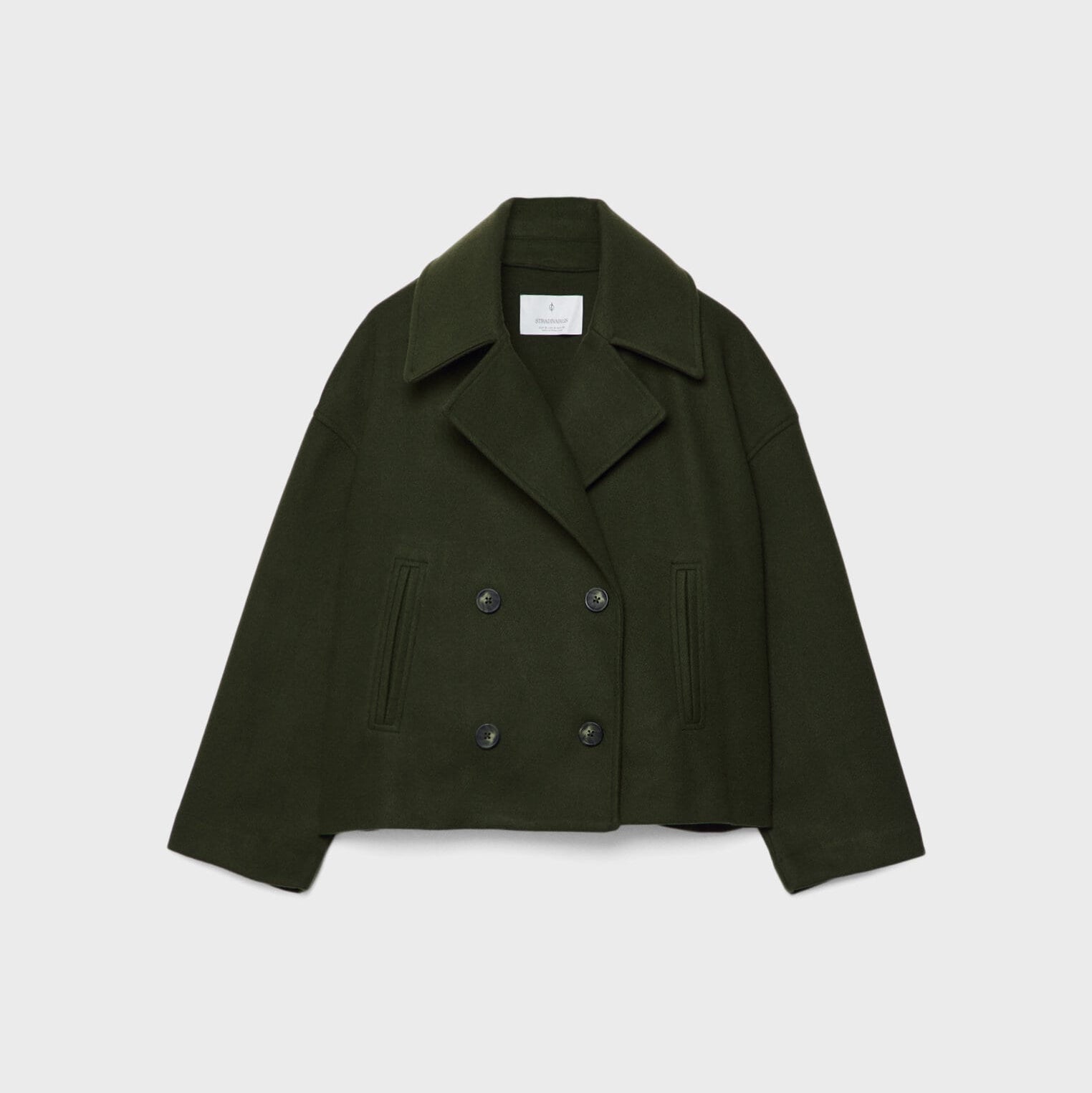 Damen - Kurze Jacke - Zweireihiger Stil - Elegante und Modische Jacke für Jeden Anlass