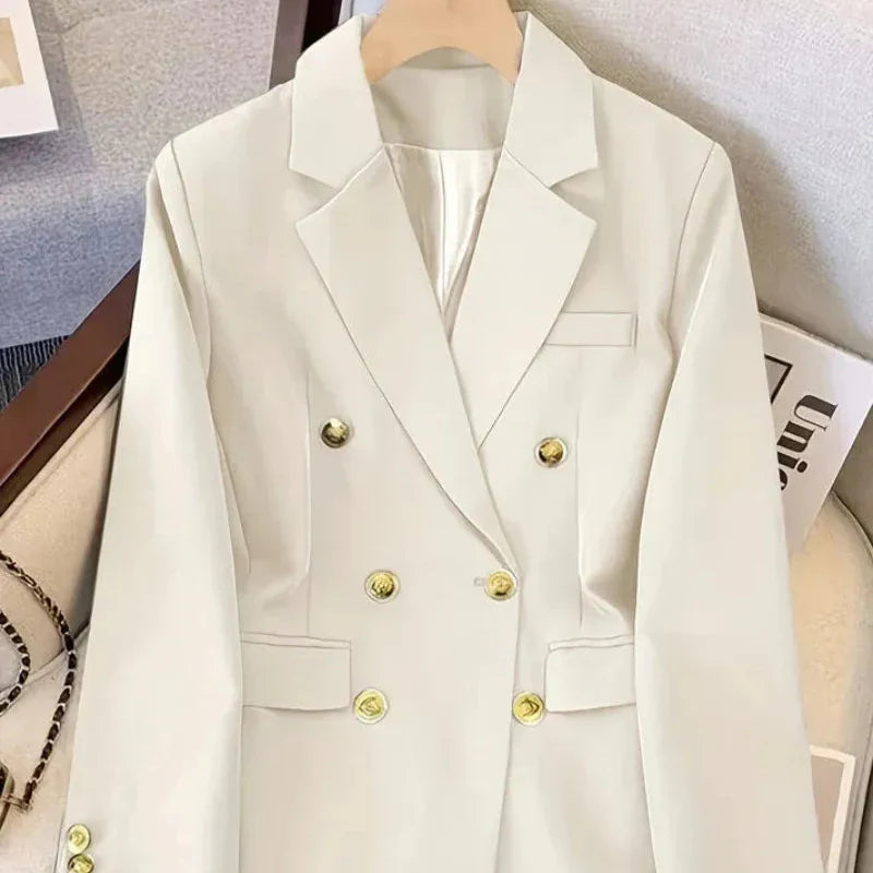 Damen - Blazer - Taillierte Passform - Webmischung - Zweireihiger Schnitt für stilvolle Looks