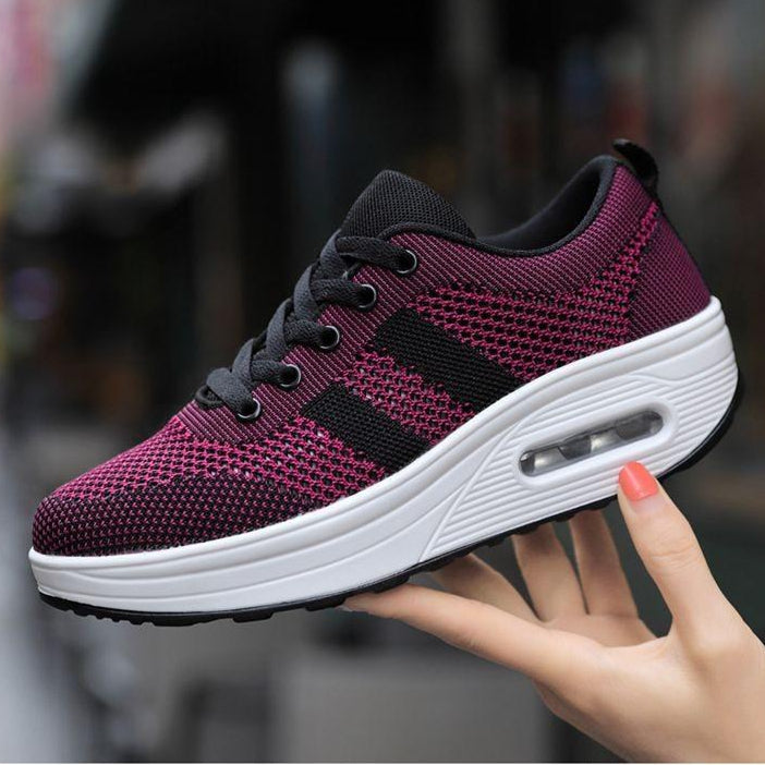 Damen - Leichte Turnschuhe - Strapazierfähigen Materialien - Atmungsaktivem Mesh - Bequeme Sport und Freizeitschuhe